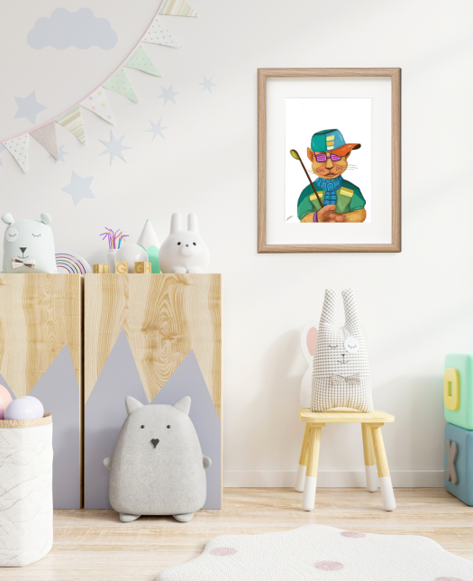 Tiger Golf - Framed with Original Signature