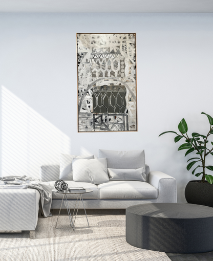 Dogon Door in White